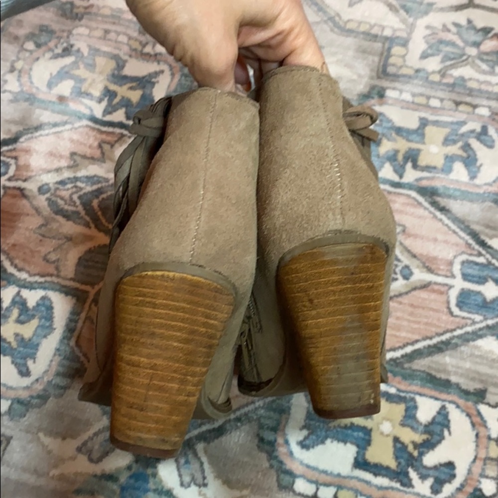 Suede booties - Picture 4 of 6